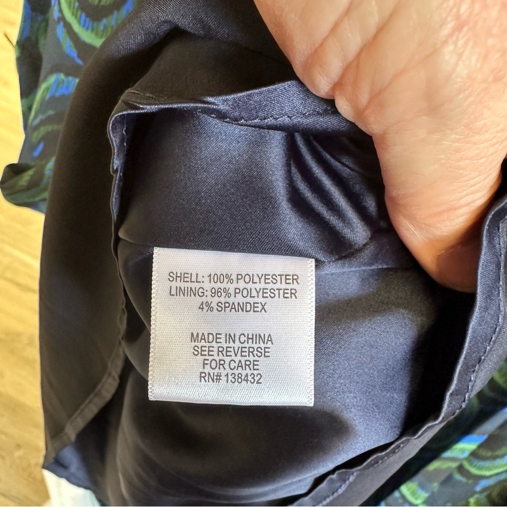 ModCloth peacock print pleated skirt - Picture 6 of 9